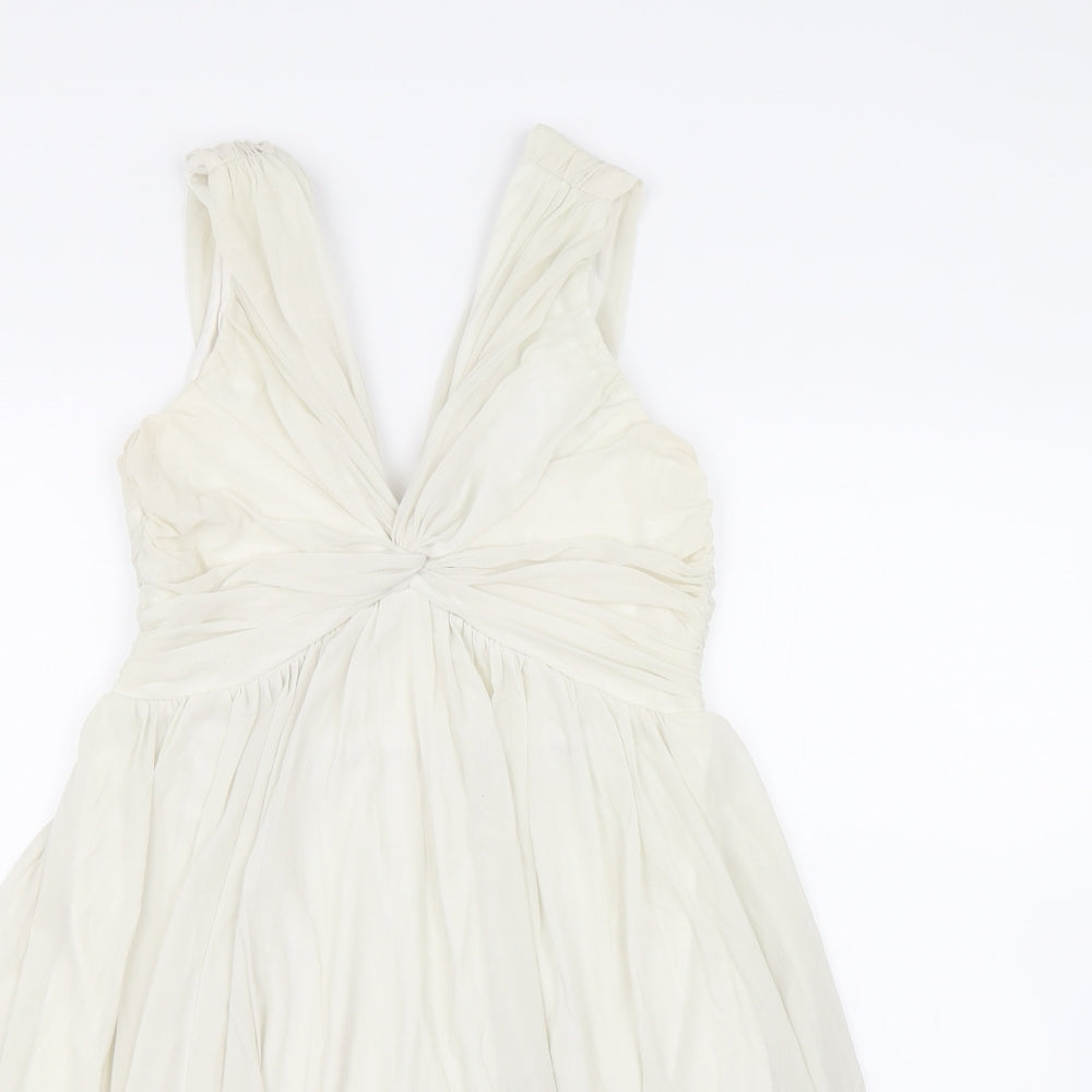 ASOS Womens White   Tank Dress  Size 8