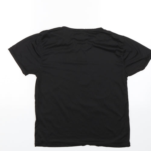Zslibo Womens Black   Basic T-Shirt Size S  - Super