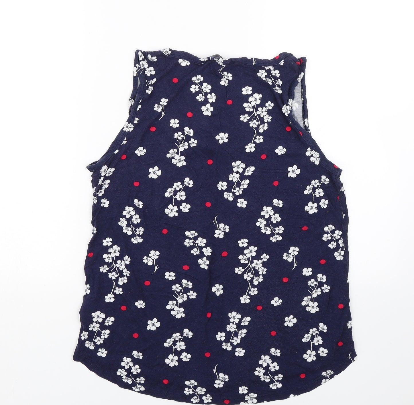 Dorothy Perkins Womens Blue Floral  Basic Tank Size 16  - Summer