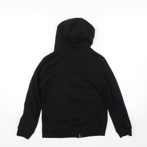 Primark Boys Black   Full Zip Hoodie Size 9-10 Years