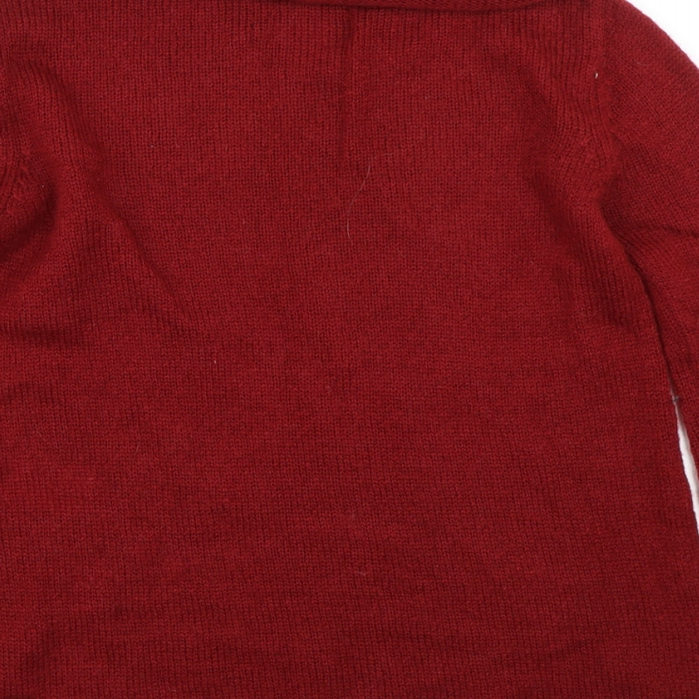 Calvin Klein Womens Red  Knit Pullover Jumper Size S