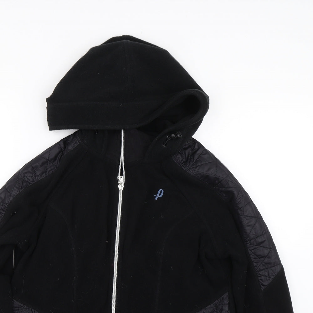 Penn Womens Black   Full Zip Hoodie Size S