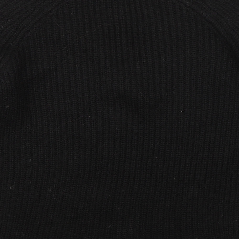H&M Womens Black  Knit Pullover Jumper Size S