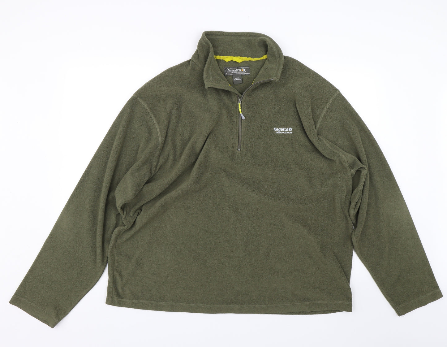 Regetta Mens Green  Fleece Pullover Sweatshirt Size 2XL