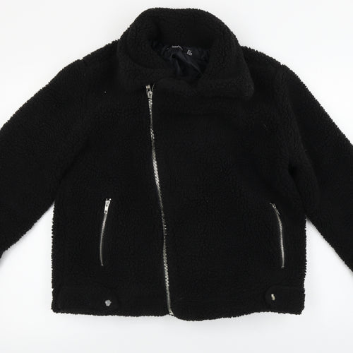 Boohoo  Womens Black   Jacket Coat Size 10