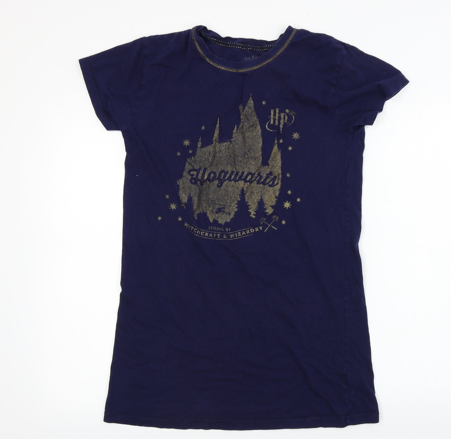 Harry Potter  Womens Blue   Basic T-Shirt Size XS