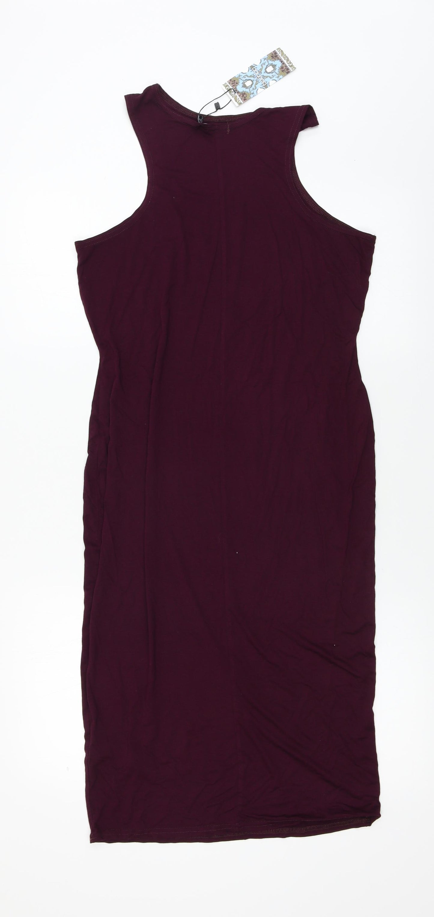 Boohoo  Womens Purple   Bodycon  Size 16
