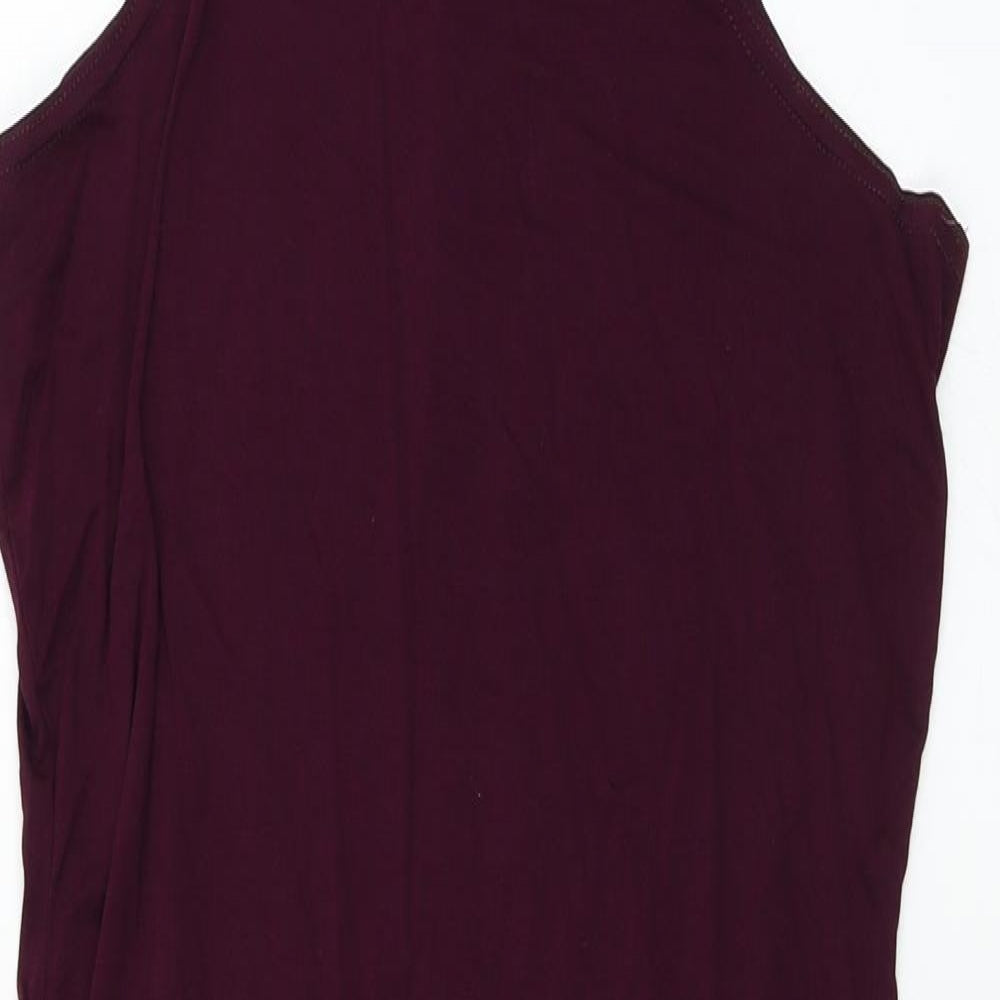 Boohoo  Womens Purple   Bodycon  Size 16