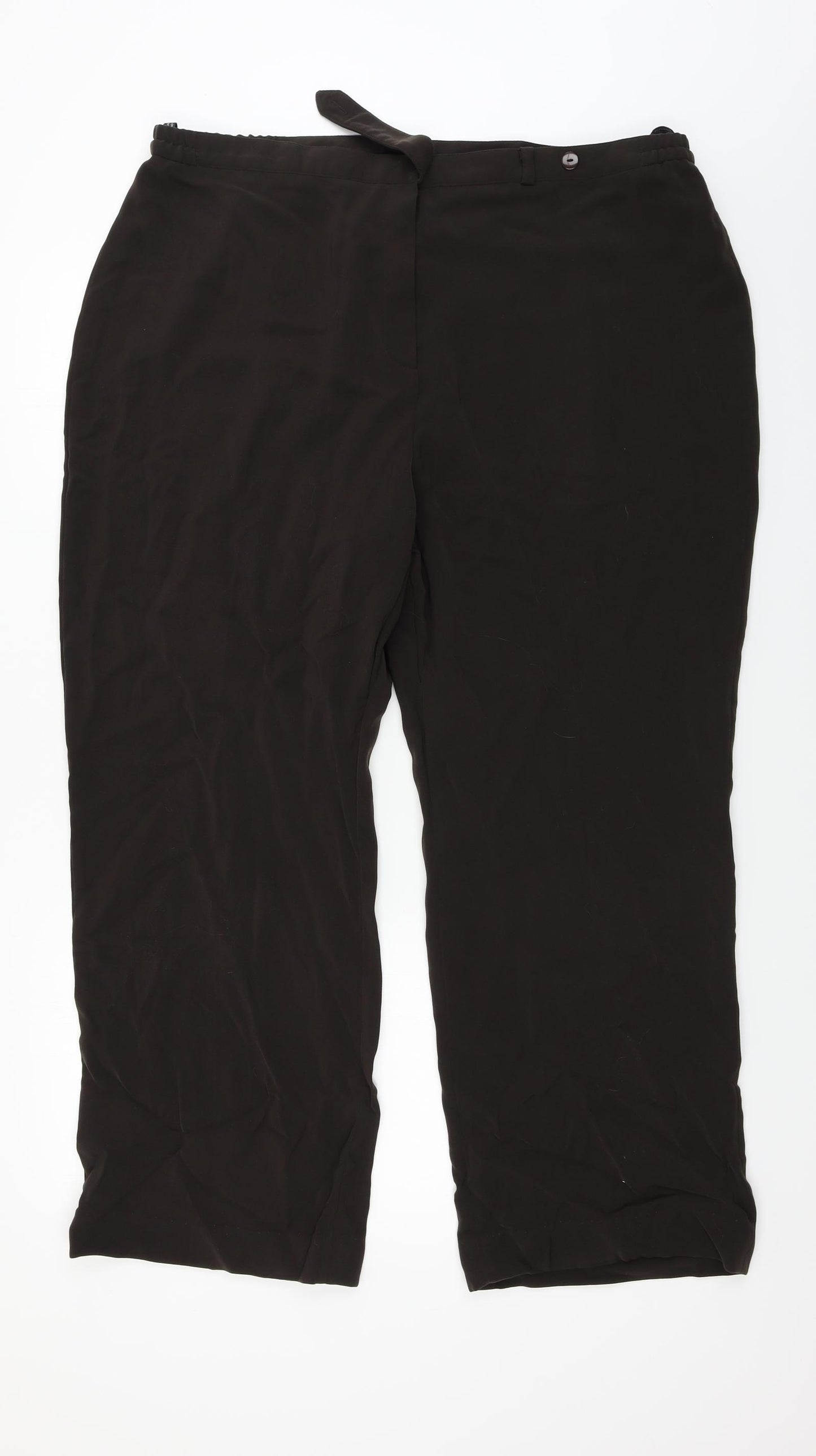 Personal  Womens Brown   Trousers  Size 22 L24 in