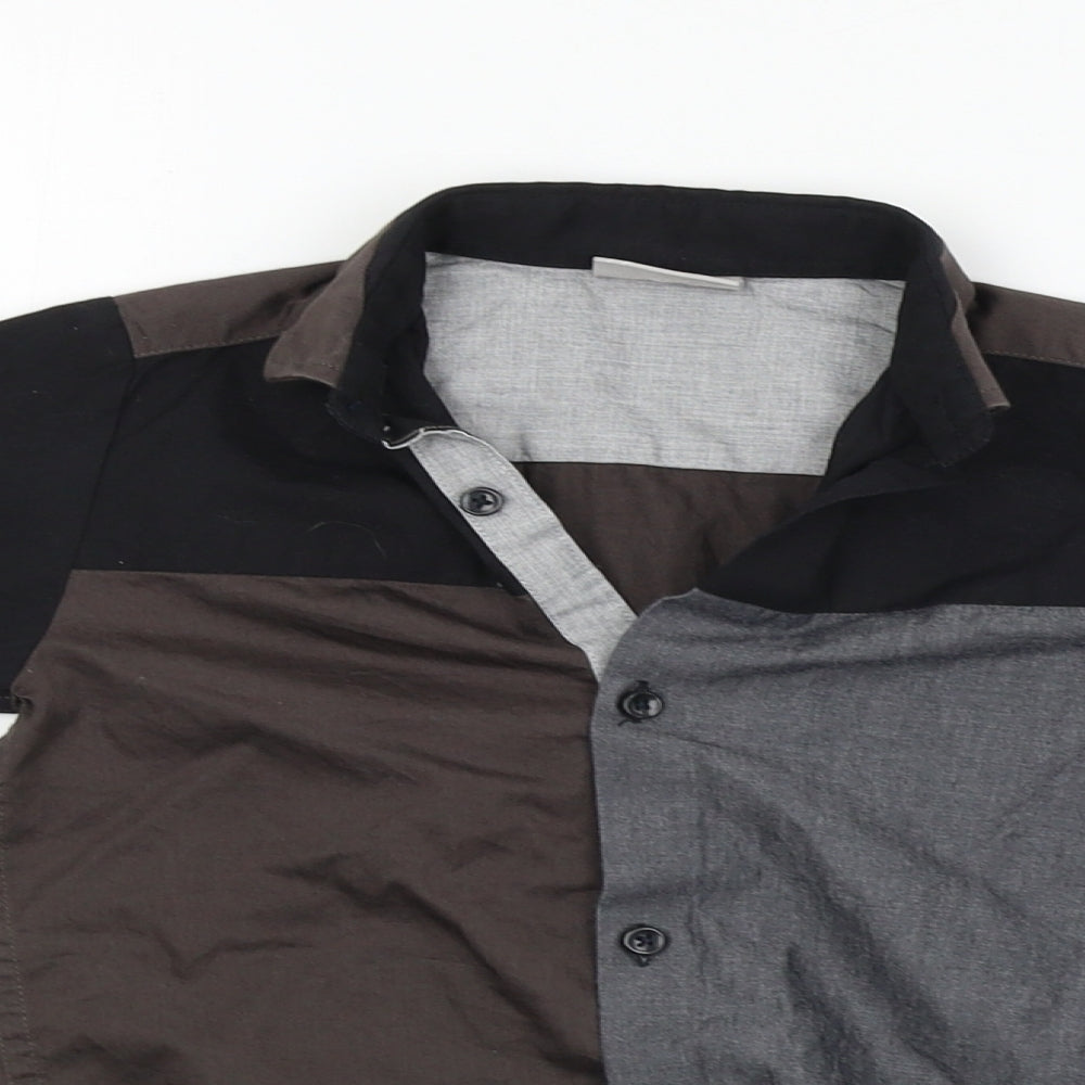 NEXT  Boys Brown   Basic Button-Up Size 4 Years