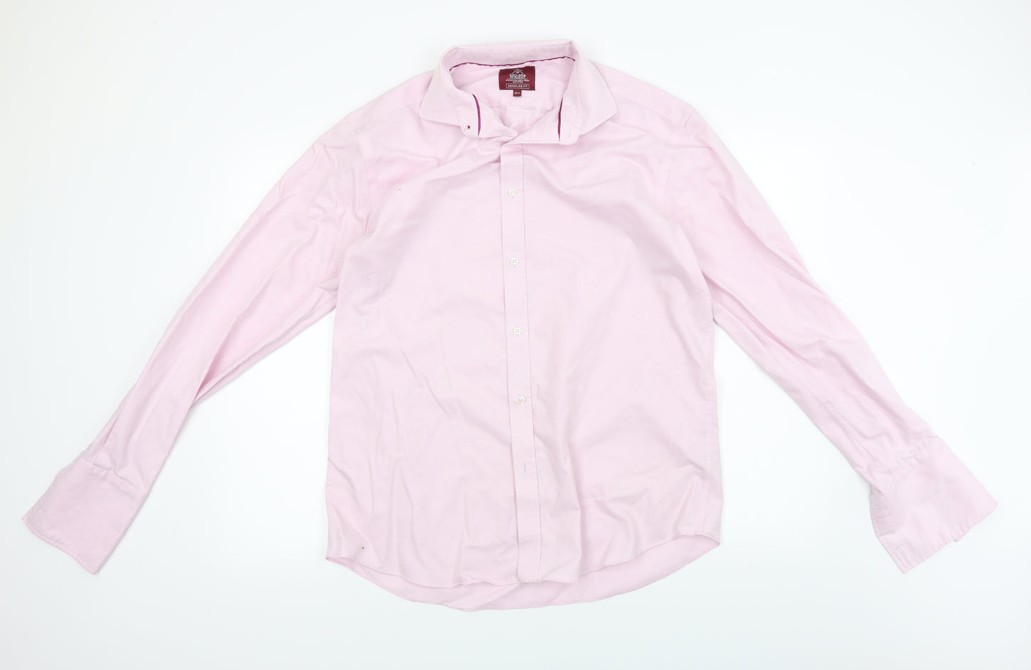 Taylor & Wright  Mens Pink    Dress Shirt Size 16