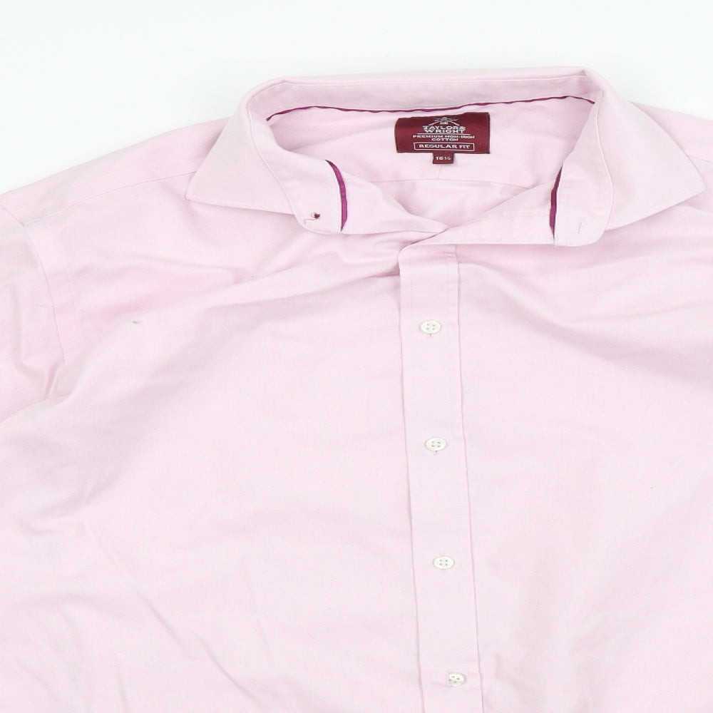 Taylor & Wright  Mens Pink    Dress Shirt Size 16