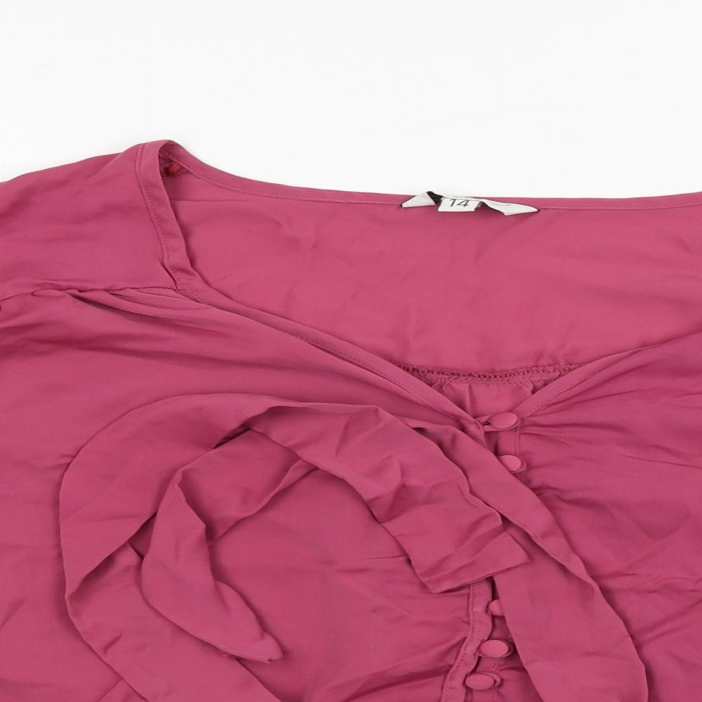 New Look  Womens Pink   Basic Blouse Size 14