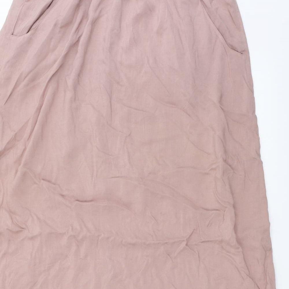 New Look  Womens Pink   A-Line Skirt Size 8