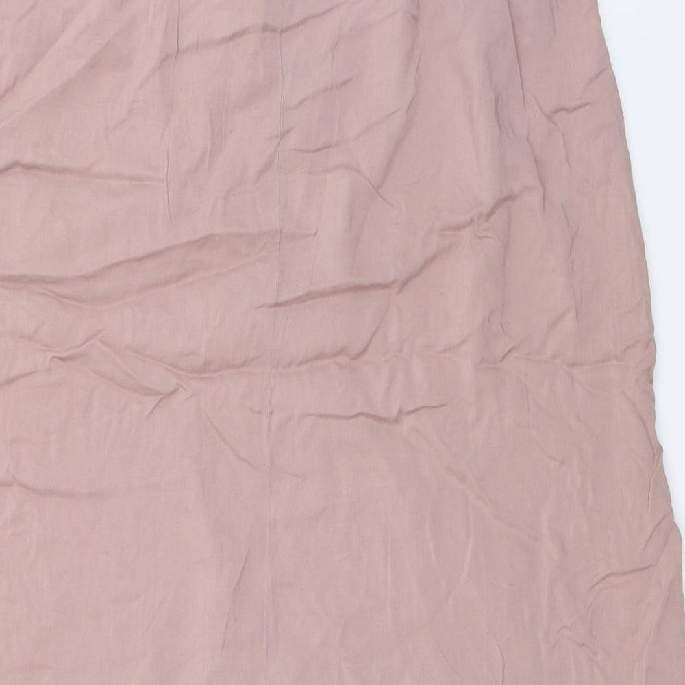 New Look  Womens Pink   A-Line Skirt Size 8