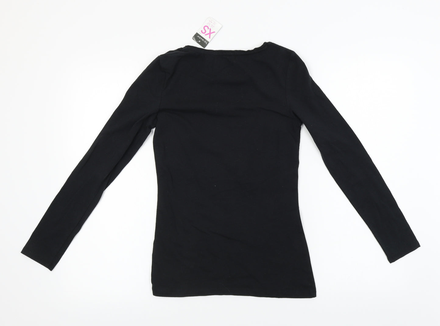 Primark Womens Black   Basic T-Shirt Size XS