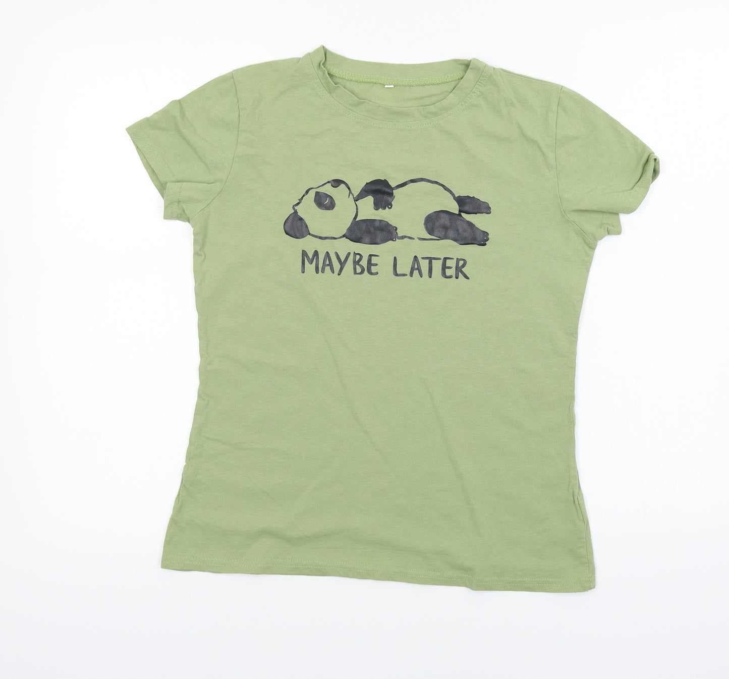 Preworn Womens Green   Basic T-Shirt Size M