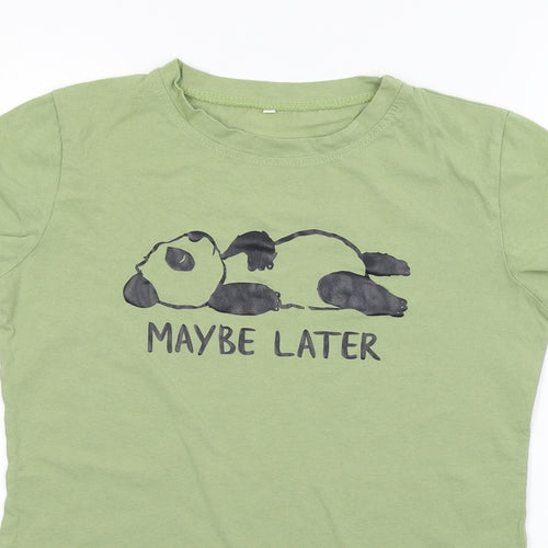 Preworn Womens Green   Basic T-Shirt Size M
