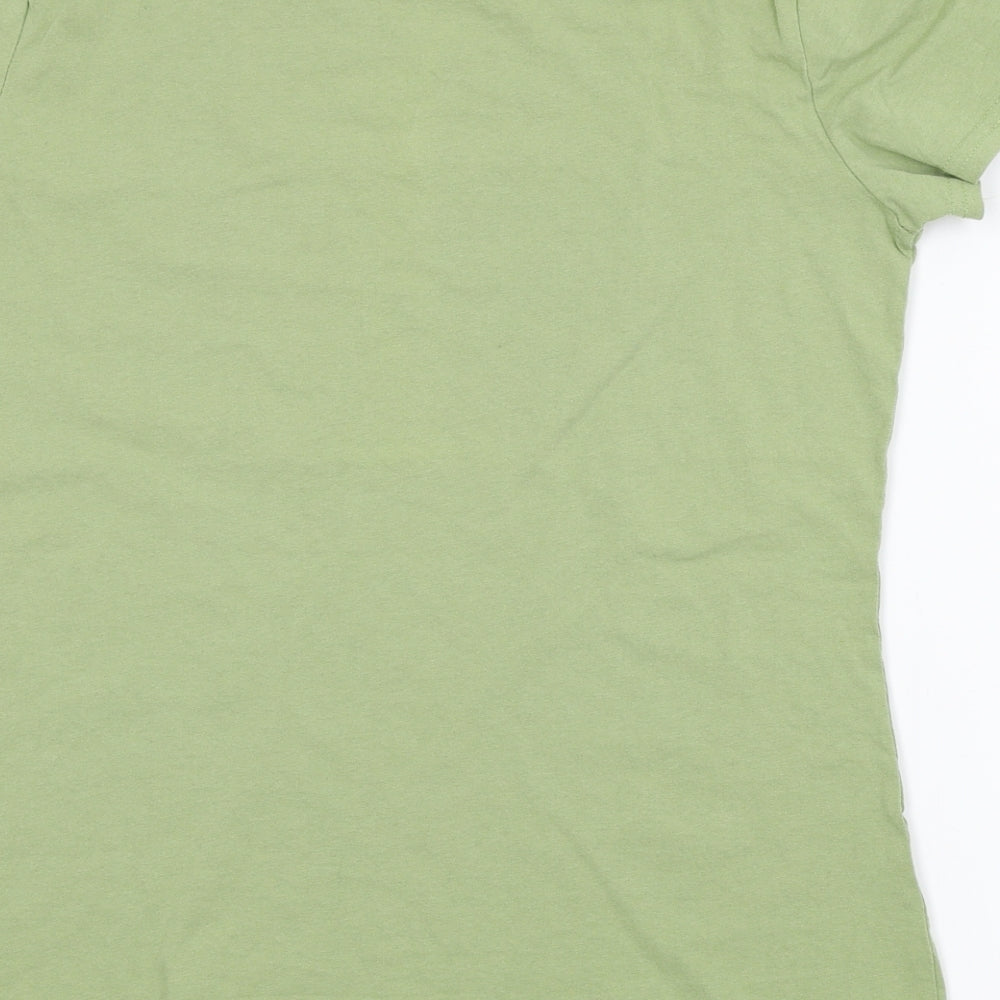 Preworn Womens Green   Basic T-Shirt Size M