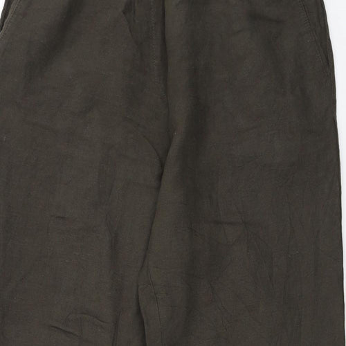 H&M  Womens Brown   Trousers  Size 10 L22 in
