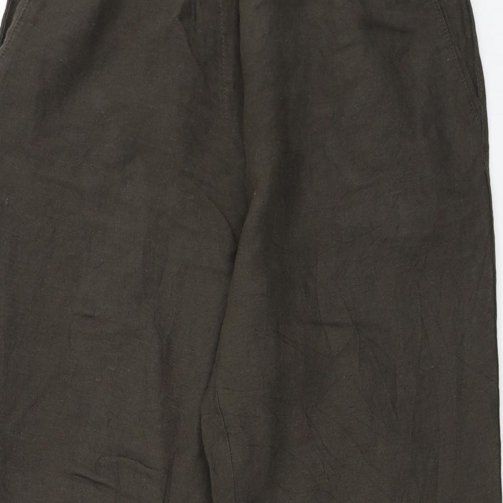 H&M  Womens Brown   Trousers  Size 10 L22 in