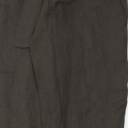 H&M  Womens Brown   Trousers  Size 10 L22 in