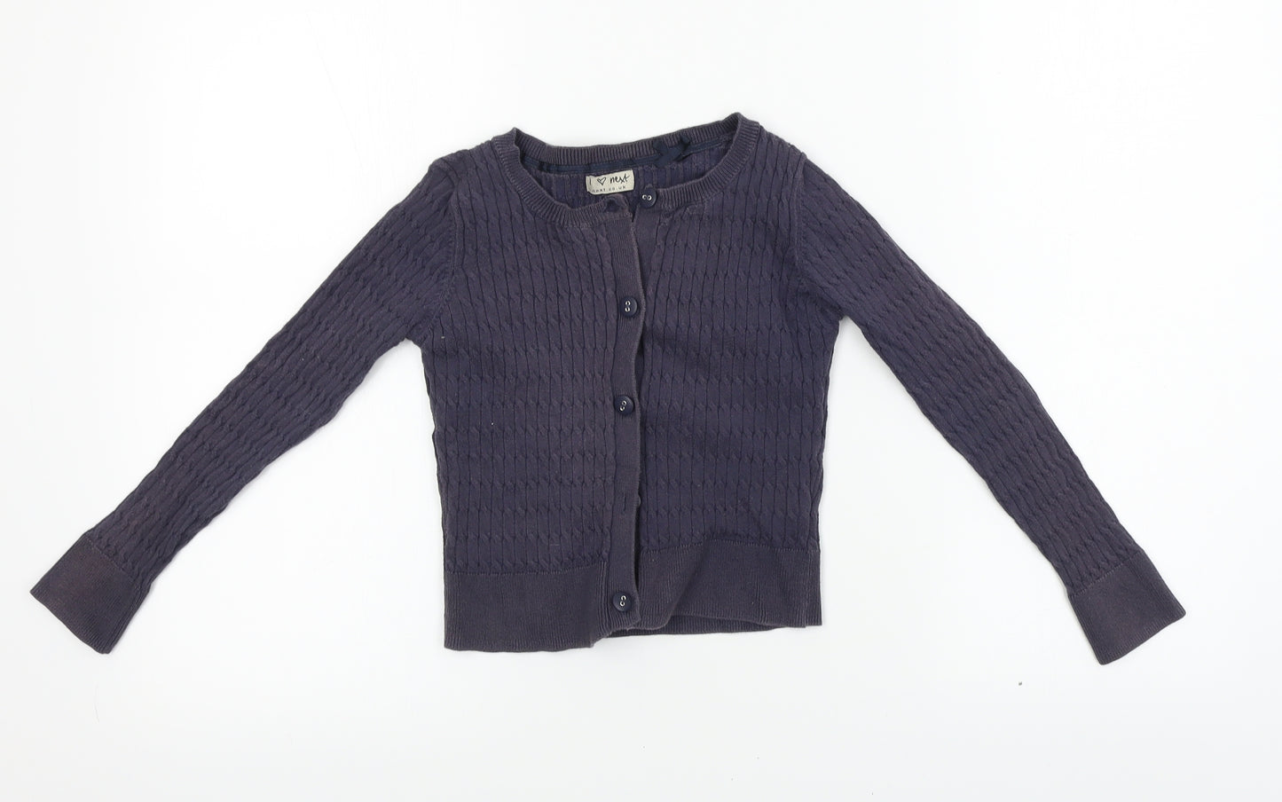 NEXT  Girls Blue   Cardigan Jumper Size 7-8 Years