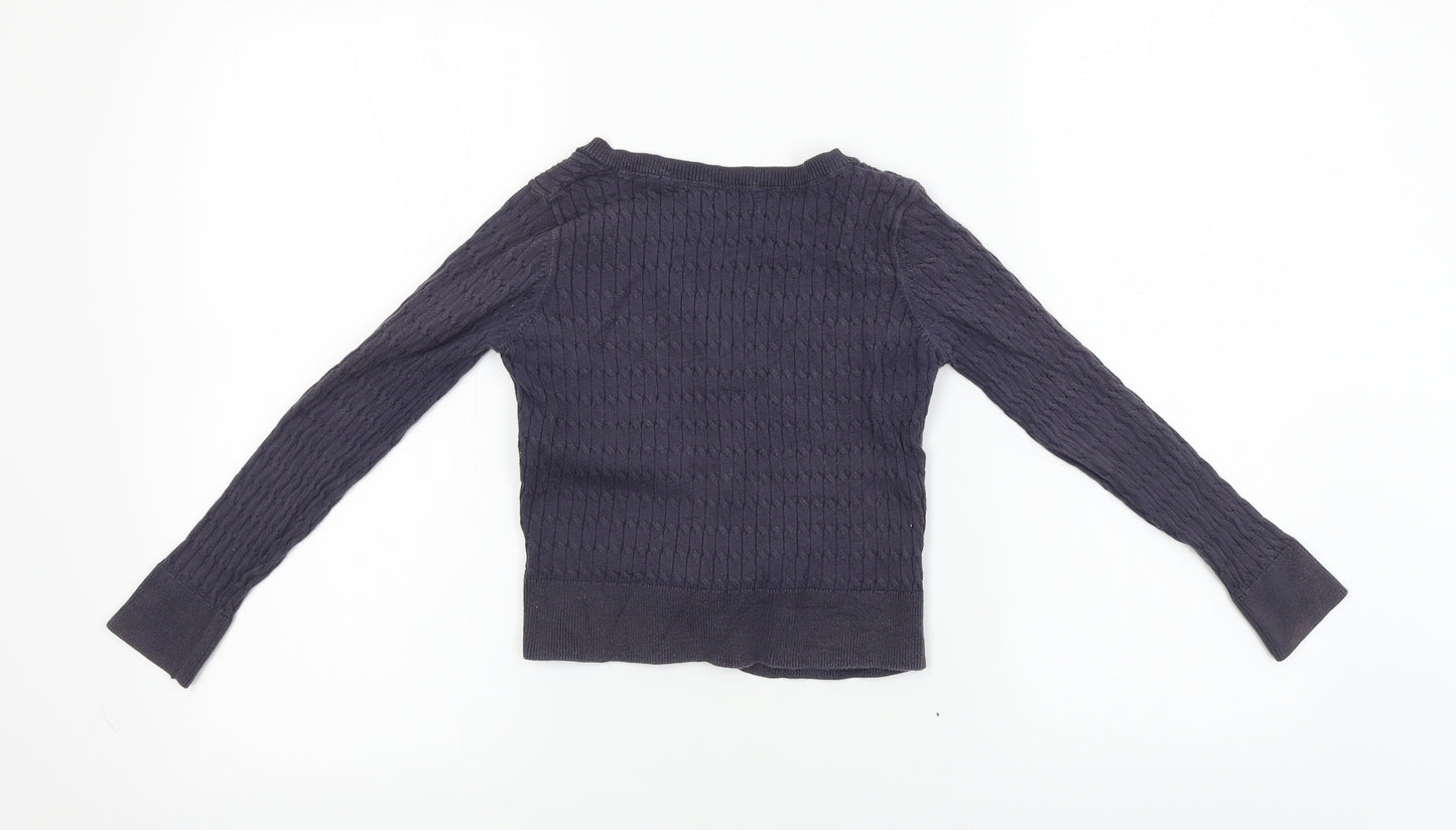 NEXT  Girls Blue   Cardigan Jumper Size 7-8 Years