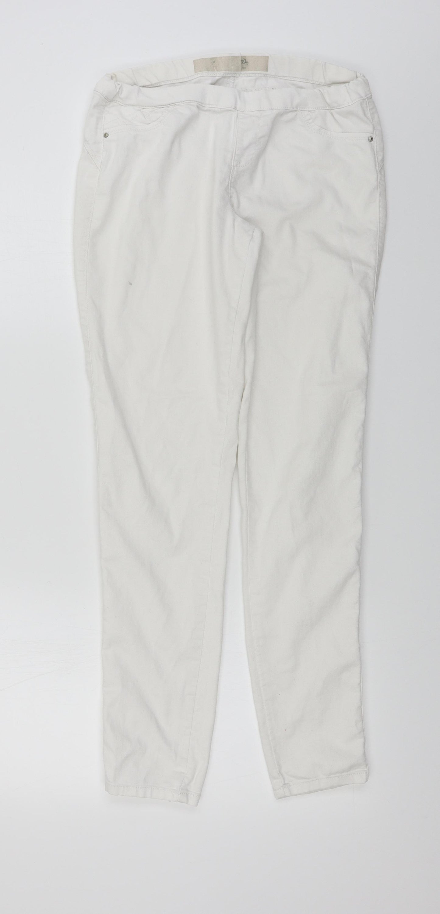denim co Womens White   Skinny Jeans Size 28 in L28 in