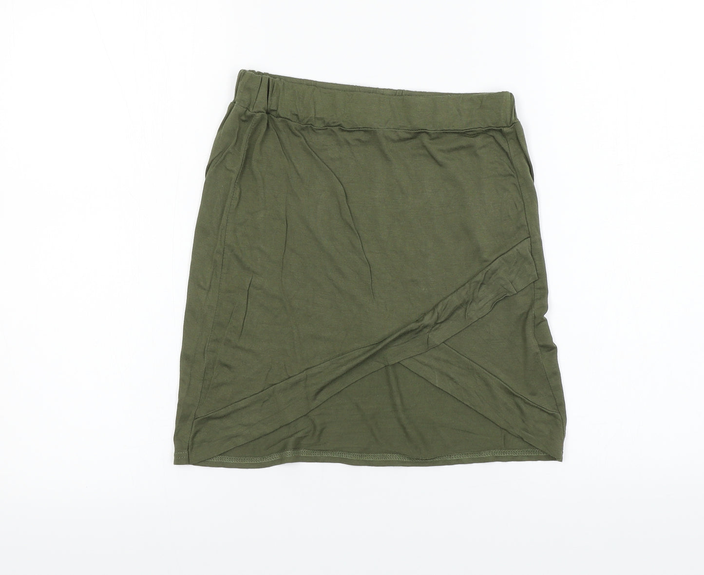 PRETTYLITTLETHING Womens Green   A-Line Skirt Size 12