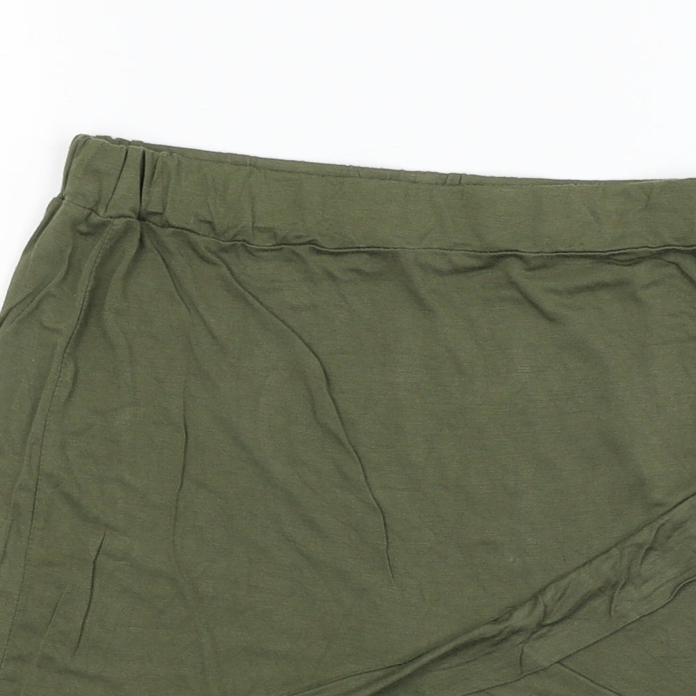 PRETTYLITTLETHING Womens Green   A-Line Skirt Size 12