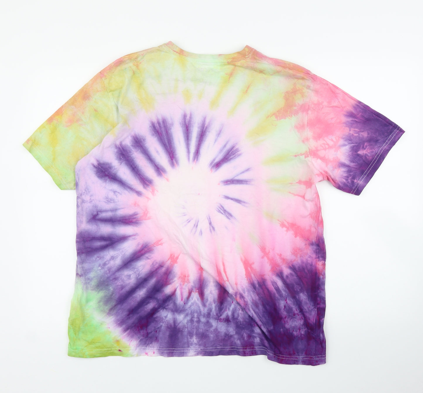 George Mens Multicoloured    T-Shirt Size L  - Tye-Die