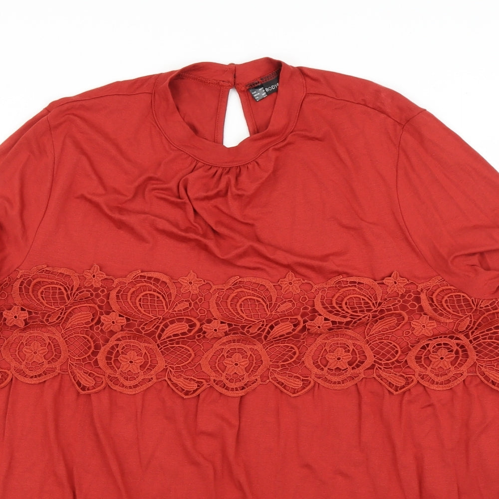 Body Flirt Womens Orange   Basic Blouse Size XL