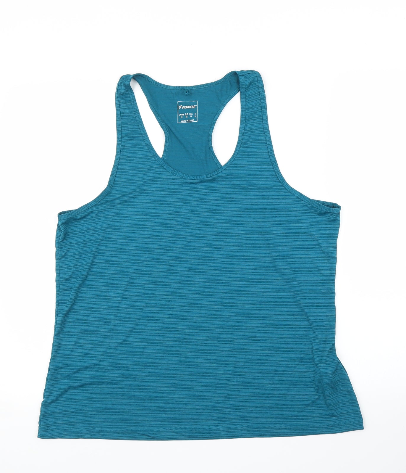 Primark Womens Blue   Basic Tank Size 18