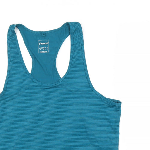 Primark Womens Blue   Basic Tank Size 18