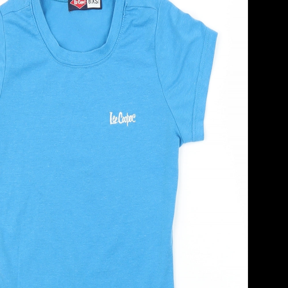 Lee Cooper Womens Blue   Basic T-Shirt Size 8