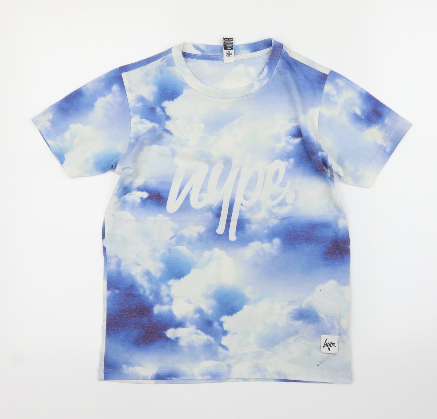 Hype Boys Blue   Basic T-Shirt Size 11 Years