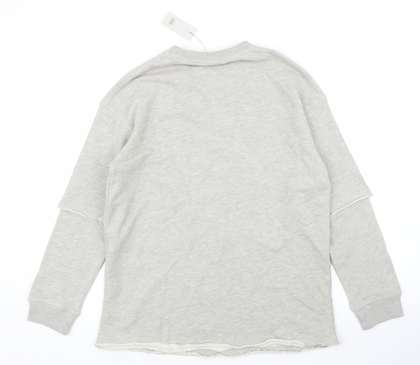 River Island Girls Grey   Pullover Jumper Size 11-12 Years