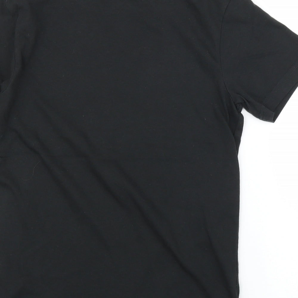 Dri Fit Boys Black   Basic T-Shirt Size 11 Years