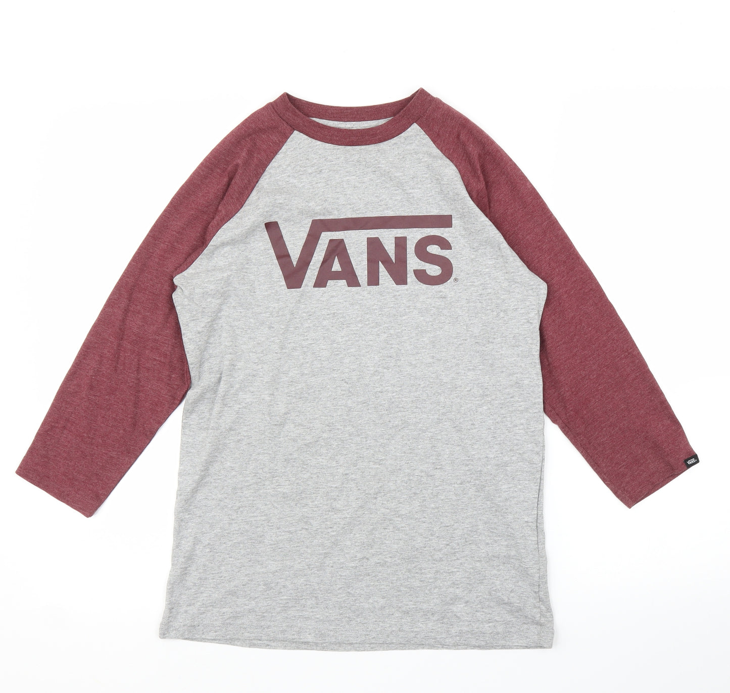 VANS Boys Grey   Basic T-Shirt Size L
