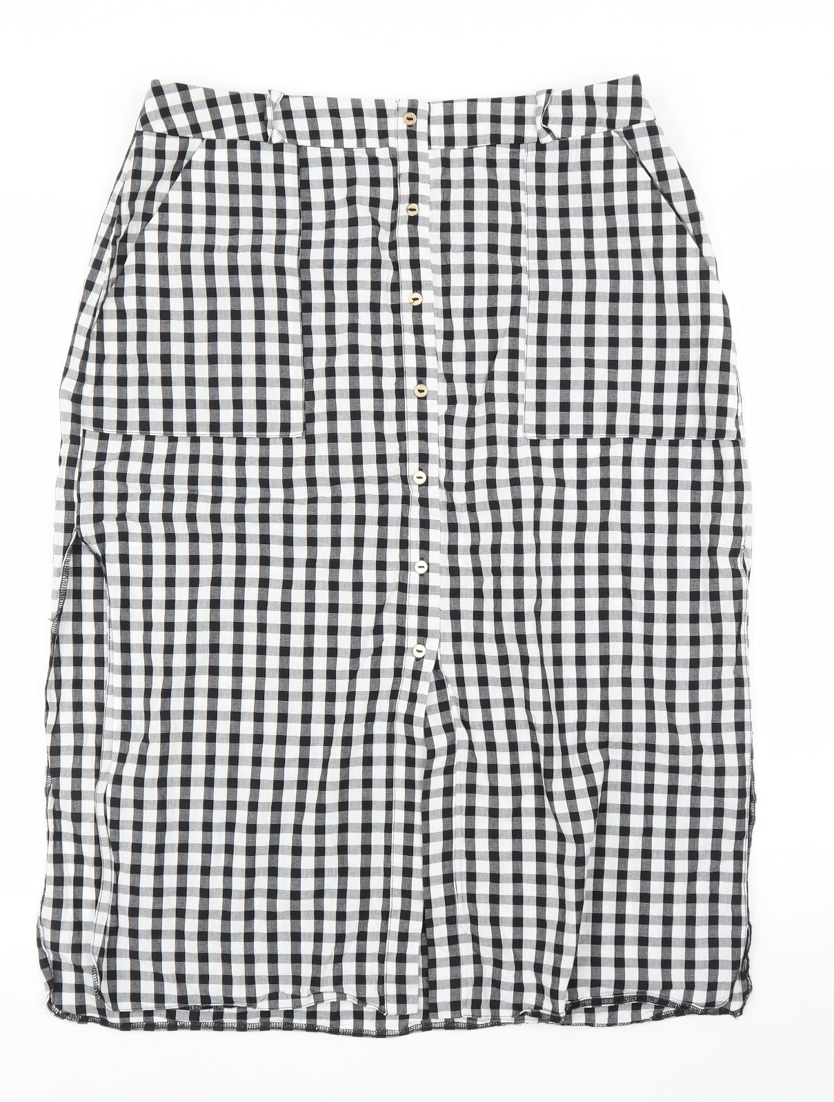 River Island Womens Black Check  Straight & Pencil Set Size 14