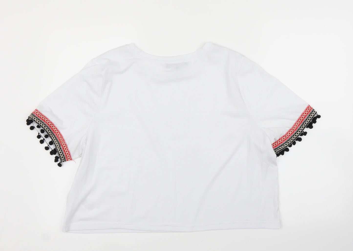 Cameo Rose Womens White   Basic T-Shirt Size 18