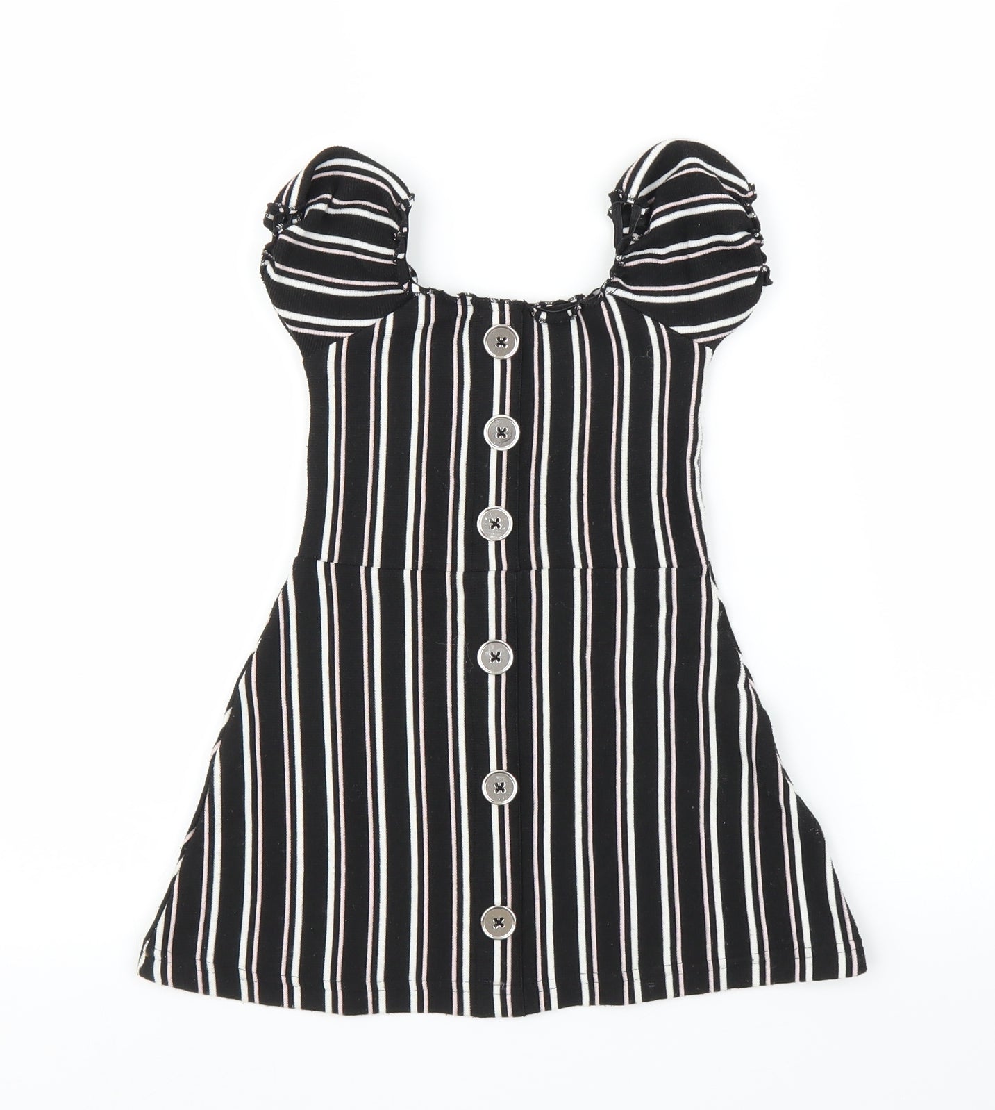 Firetrap Girls Black Striped  A-Line  Size 2-3 Years