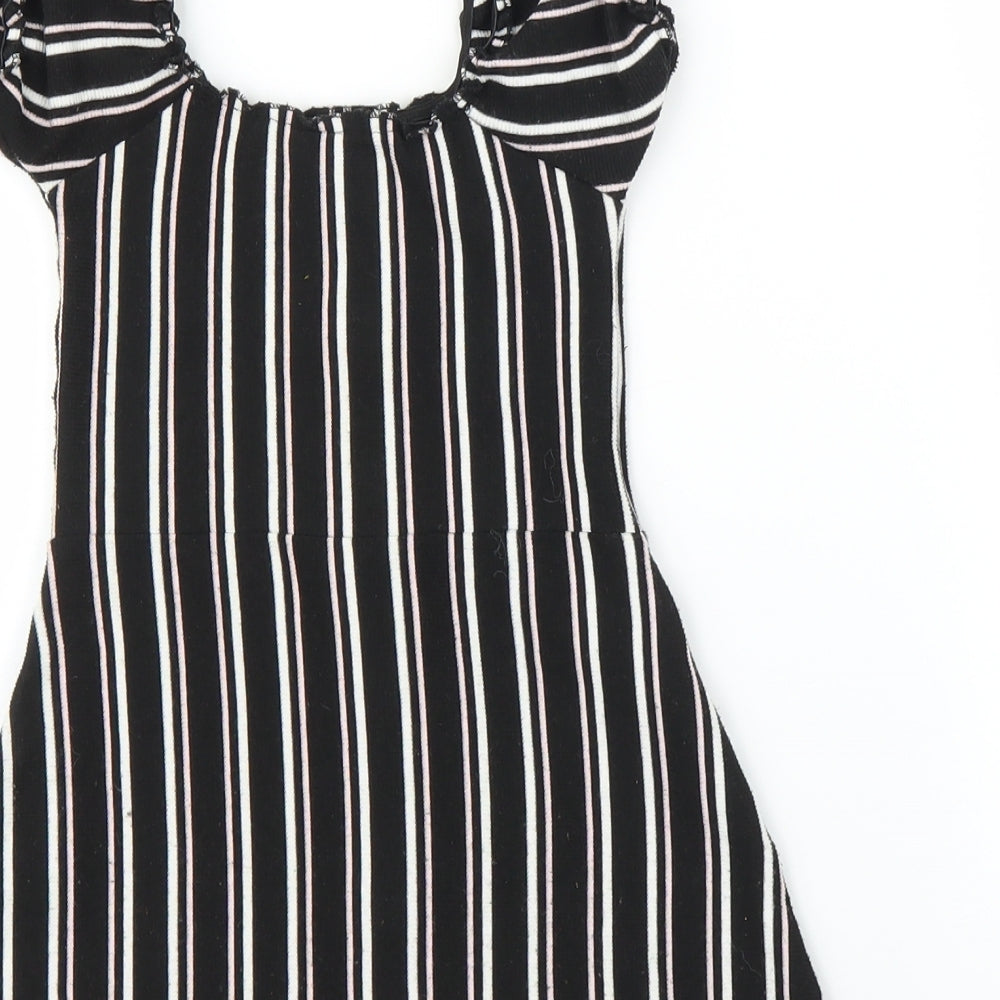Firetrap Girls Black Striped  A-Line  Size 2-3 Years