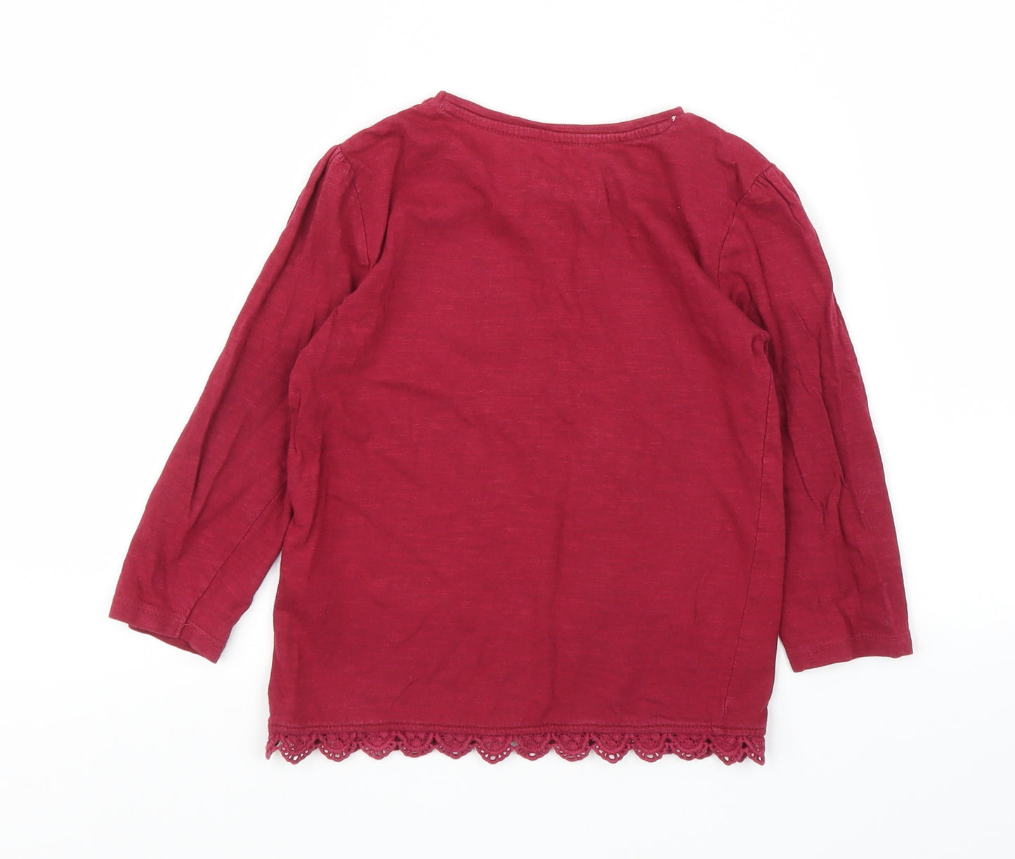 Primark Girls Purple   Basic T-Shirt Size 2 Years