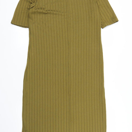 F&F Womens Green   Jumper Dress  Size 14