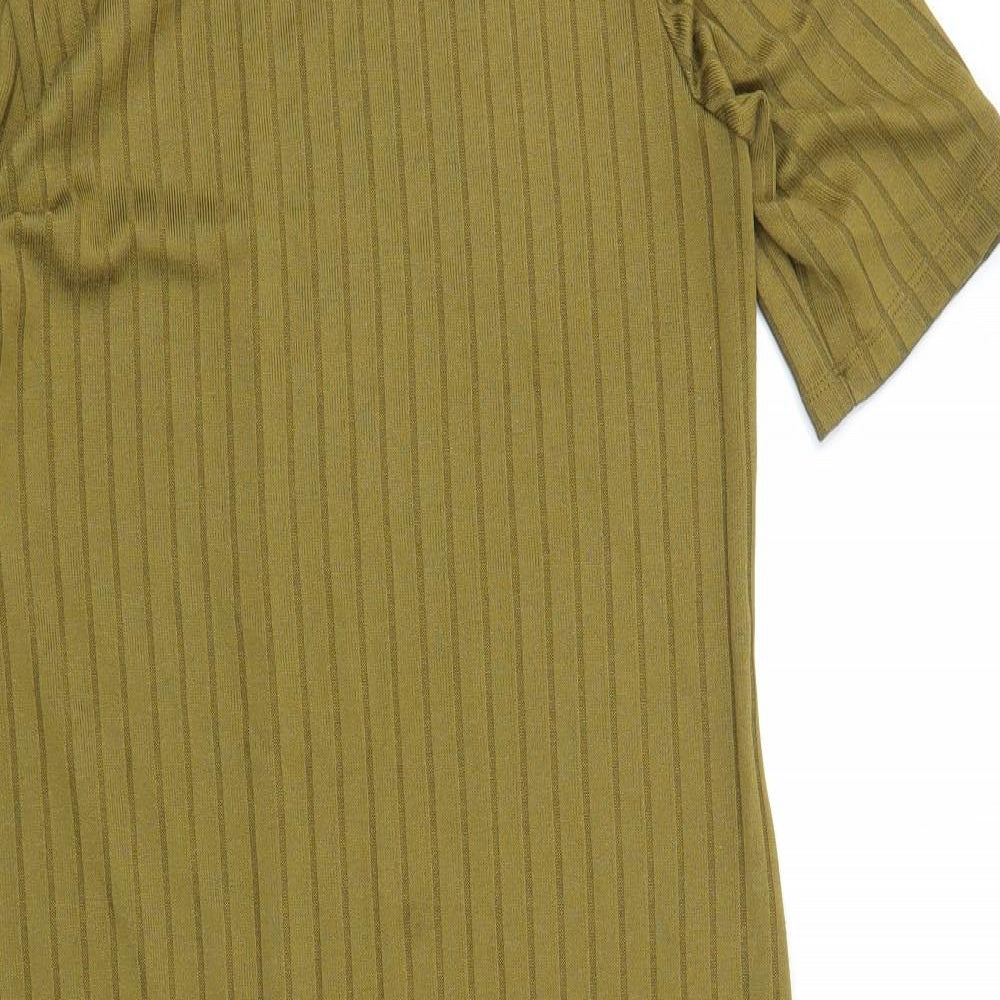 F&F Womens Green   Jumper Dress  Size 14