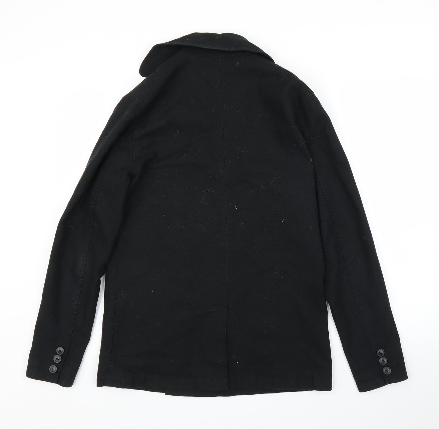 River Island Womens Black   Pea Coat Coat Size S
