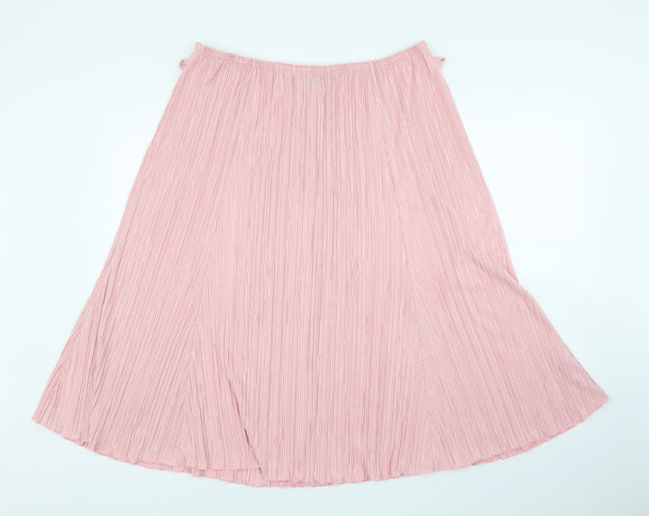 Forever Womens Pink A-Line Skirt Size 2XL