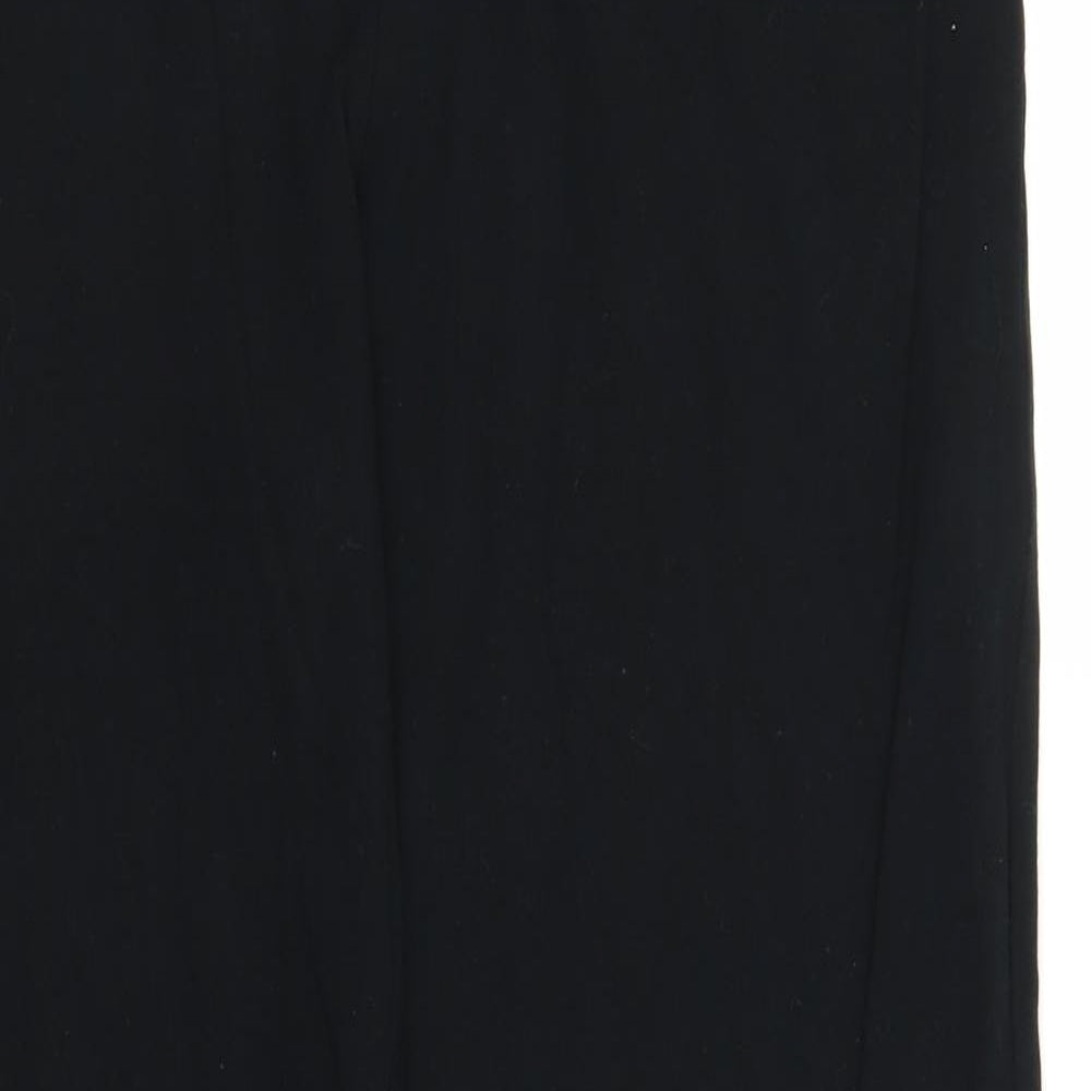 M&S Womens Black   Sweatpants Trousers Size 18 L29 in